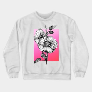 Ink - Hollyhock Variation 1 Crewneck Sweatshirt